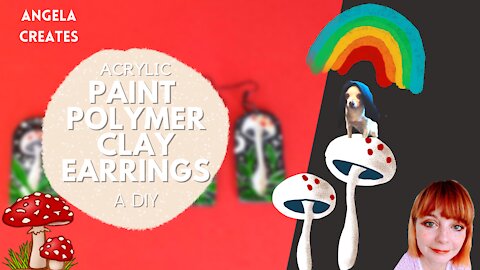 Making polymer clay earrings