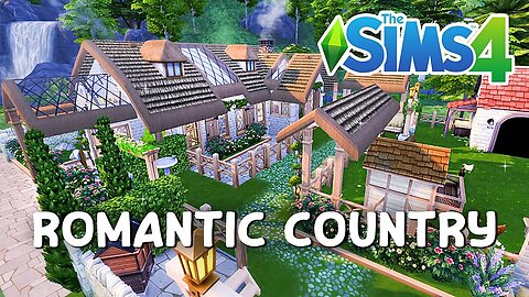Romantic Countryside + Farm | Sims 4