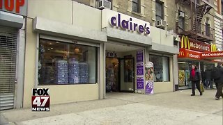 Claire's recalls three cosmetic products possibly containing asbestos