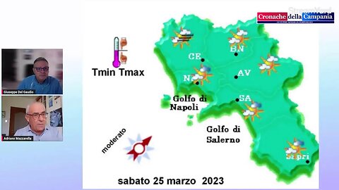 Le previsioni meteo per il week end del 25 marzo a cura del meteorologo Adriano Mazzarella