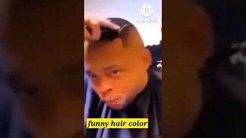 funny hair color #photoediting #video
