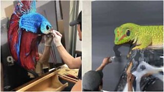 Artista sud coreano e la sua arte iper-realista