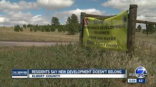 Elbert County neighbors fight 920-home development