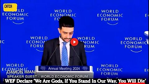 BREAKING: WEF guest who crashed the Davos conference apologizes 💉 “WE WILL NOT COMPLY” ☠️