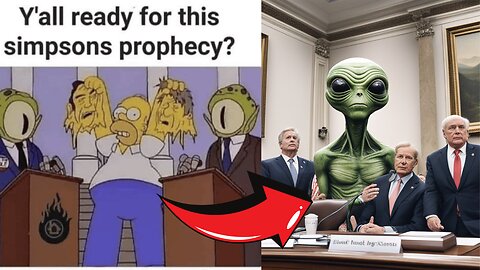 Are the Simpmsons Predicting Aliens at the mall and many more conspiracies!? 🤔