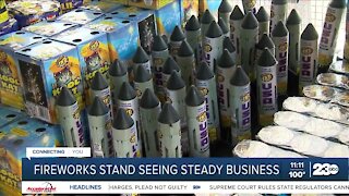 Fireworks Stand Seeing Steady Business