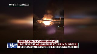 Multiple homes on fire in Dundalk