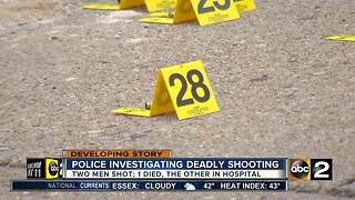 One dead after double shooting in Baltimore