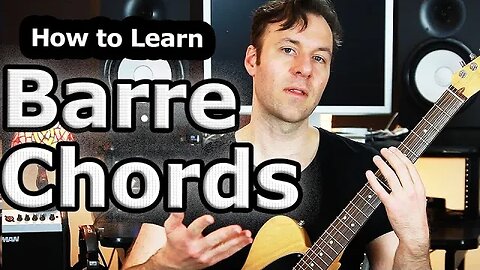 How to Practice Barre Chords | How to play barre chords for beginners | Barre chord tutorial