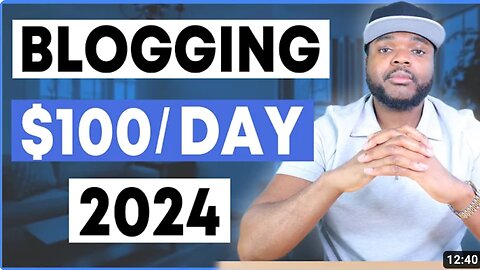 BLOGGING FOR BEGINNERS IN 2024 (Make Money Online) Step by Step