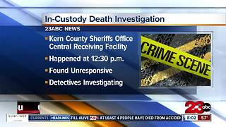 KCSO investigating in-custody death