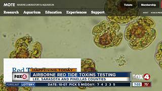 FDOH start testing air quality for red tide toxins in SWFL