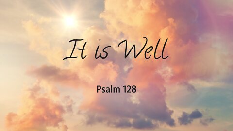 It is Well - Pastor Jeremy Stout