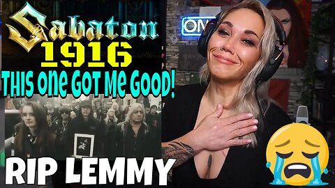 The Second Most Emotional Reaction to a Sabaton video | Sabaton "1916" (Motorhead) | Just Jen Reacts