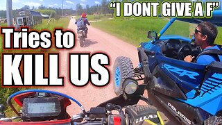 Road Rage - Side by Side vs Dirtbike