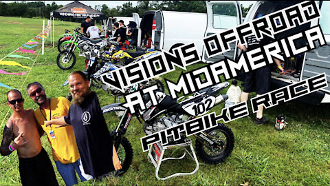 Pit Bike racing Visions Offroad at MidAmerica Outdoors