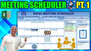 Learn How To Create this AMAZING Meeting Scheduler in Excel [Part 1]