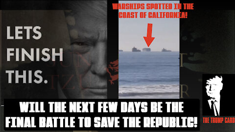 WAR SHIPS SPOTTED AT THE COAST OF CALIFORNIA! WHAT IS COMING IN THE NEXT FEW DAYS?