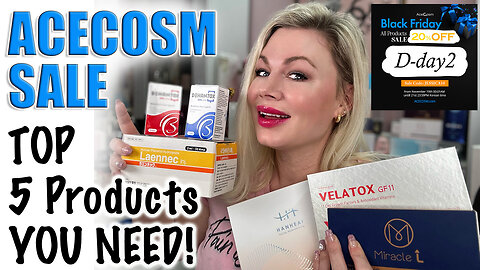 AceCosm Black Friday Sale - My Top 5 Picks! Code Jessica10 Saves you 20% off During the Sale