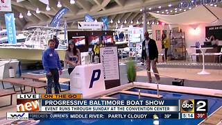 On the go Progressive Baltimore Boat Show