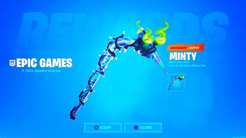 How To Unlock The Free "MINTY" Pickaxe In Fortnite! (Free Pickaxe)