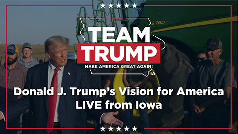 Donald J Trump's Vision for America - LIVE from IOWA