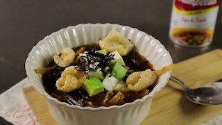 Bicolor Tortilla Soup