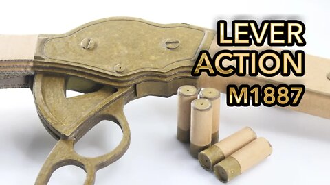 Best Lever Action | How To Make Cardboard Gun