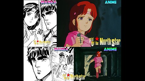 Fist of the North Star (Hokuto No Ken) Lin Frees Kenshiro from Prison (Manga VS Anime Comparisions)