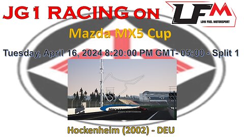 JG1 RACING on LFM - Mazda MX5 Cup - Hockenheim (2002) - DEU - Split 1