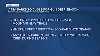 Brown Co. closing some parks for the 9-day gun deer hunt