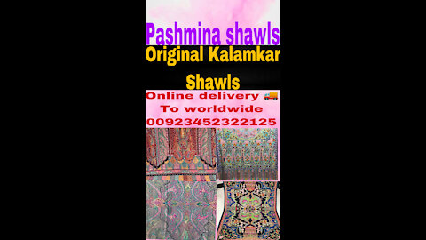 Kalamkar shawls , pure pashmina cashmere shawls