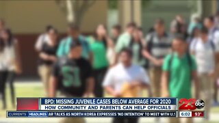 BPD: Missing juvenile cases below average for 2020