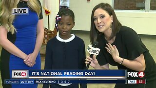 Celebrating National reading Day at Franklin Park Elementary