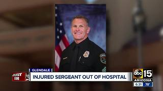 Glendale Sergeant shot by suspect recently released from hospital