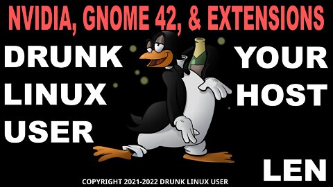 NVIDIA, GNOME 42, & EXTENSIONS
