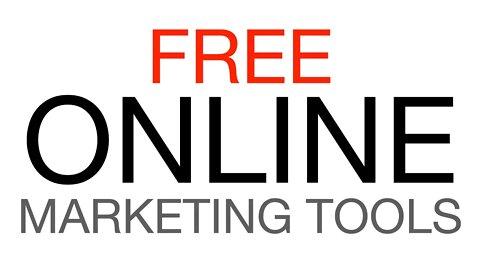 100% Free Online Marketing Tools