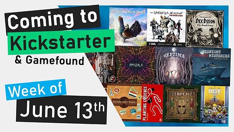 📅Kickstarter Boardgames | Septima, Amygdala, Skyrise, Bot Factory, Umbrella Academy, Bretwalda