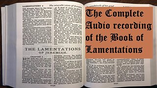 Lamentations: Satan hates the word of God! Audio book