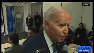 Biden Gets Up Close And Personal With The Camera