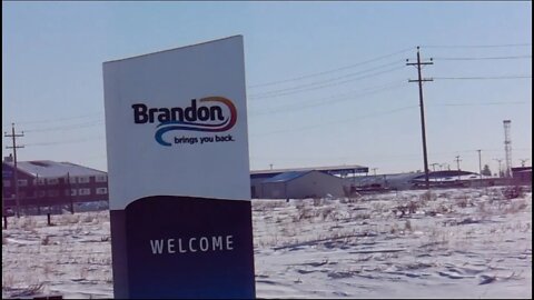 Freedom Convoy 2022 Brandon, MB, Canada pre-arrival video 1 of 3