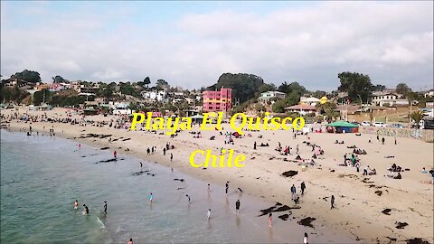 El Quisco beach in Chile