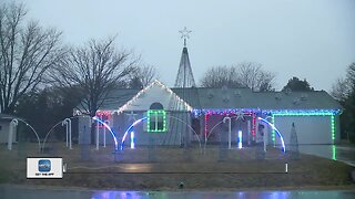 Light shows to cheer people up during pandemic