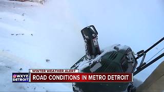 First big snowfall in metro Detroit keeps neighbors, crews busy