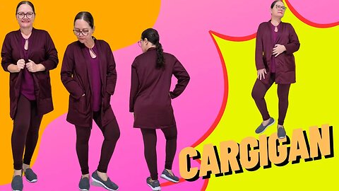 Corte e costura de Cardigan #EP270