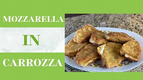 Mozzarella in Carrozza / Italian grilled cheese