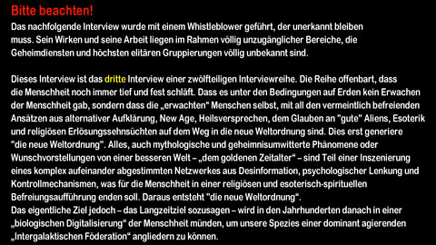 Transhumanuismus - die Bio-Digitale Menschheit - Interview 1 - Teil 3/4 - Interview mit Whistleblower Alexander Laurent