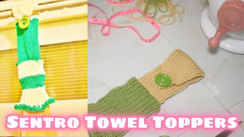 How to Make Kitchen Towel Toppers on the Sentro 22 Needle Knitting Machine or the Addi Express