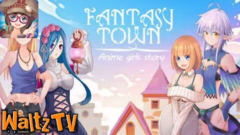 Fantasy town: Anime girls story - Android Simulation Game