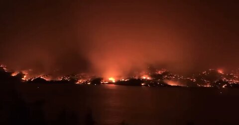 Canada BC fires blaze landscape devastation?